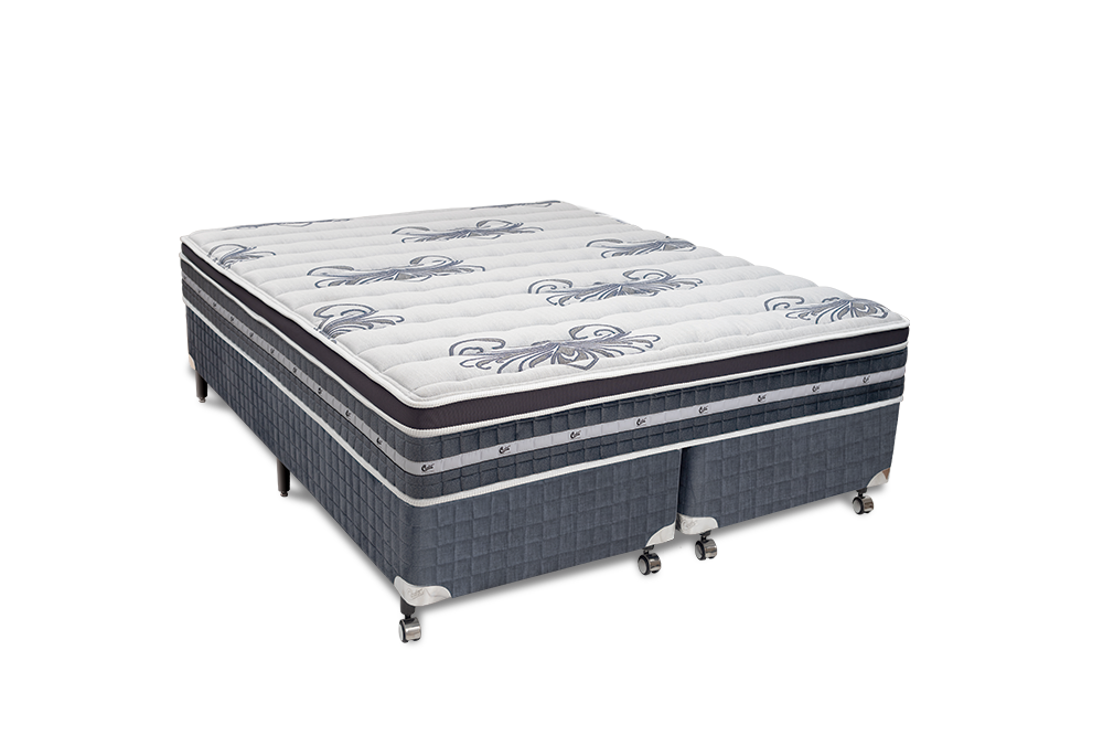 Black＆Silver by Henschel Silver Star Air Pocket ® Híbrido One Face - Colchões Castor